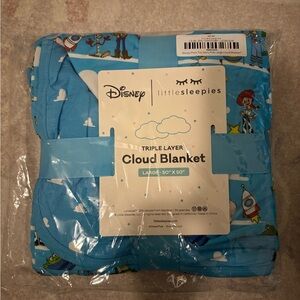 Little Sleepies Blue Toy Story cloud blanket